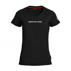 BMW Motorrad T-Shirt Make Life A Ride Γυναικείο Μαύρο ΕΝΔΥΣΗ